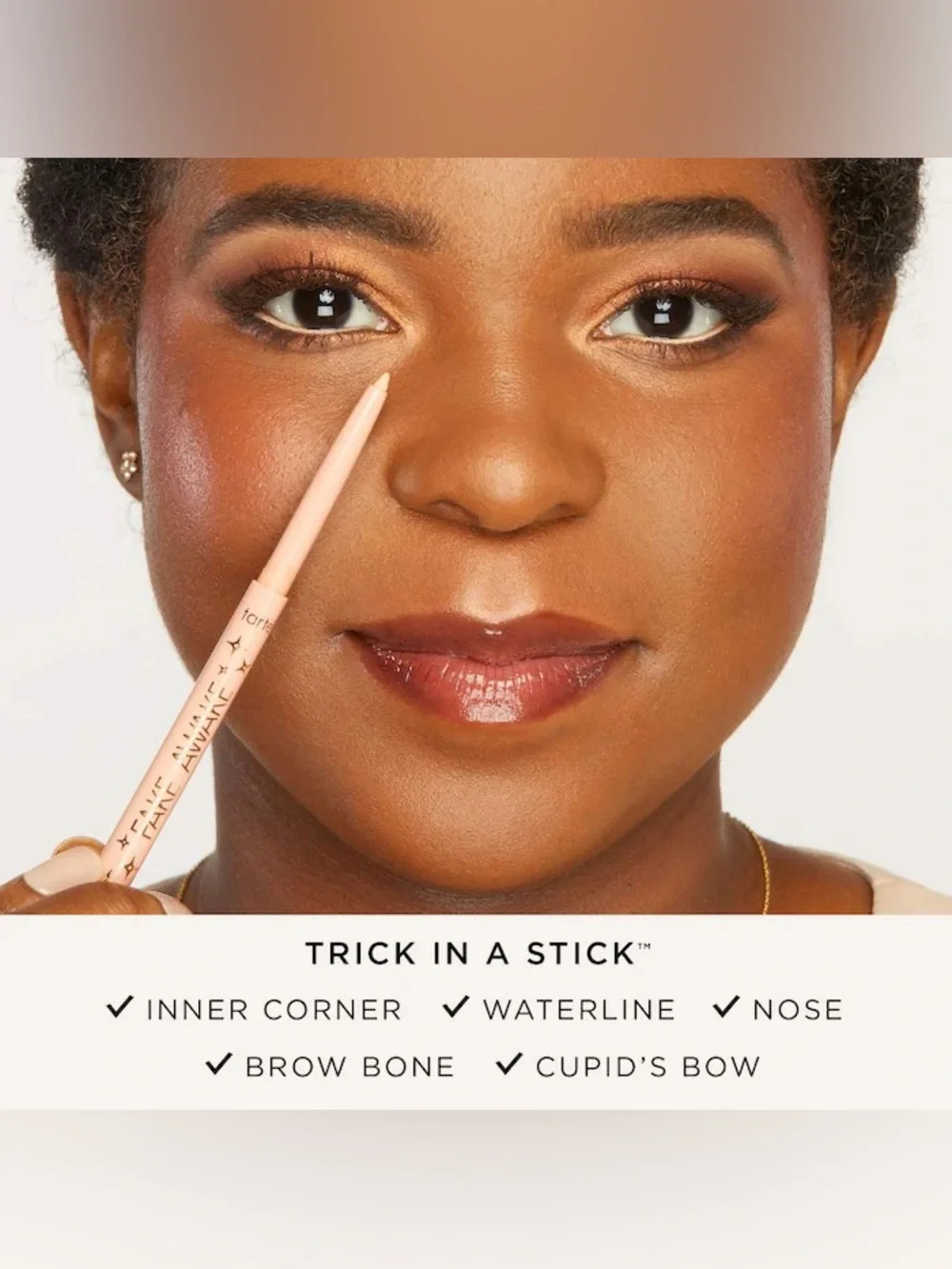 TARTE fake awake waterproof gel eyeliner highlight NWT